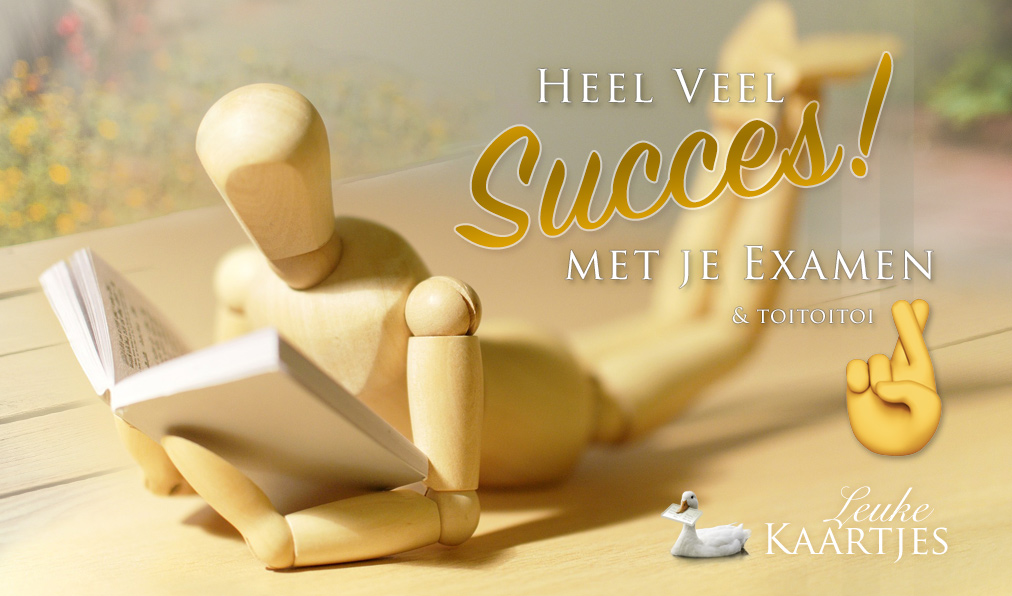 Succes met je eindexamen!